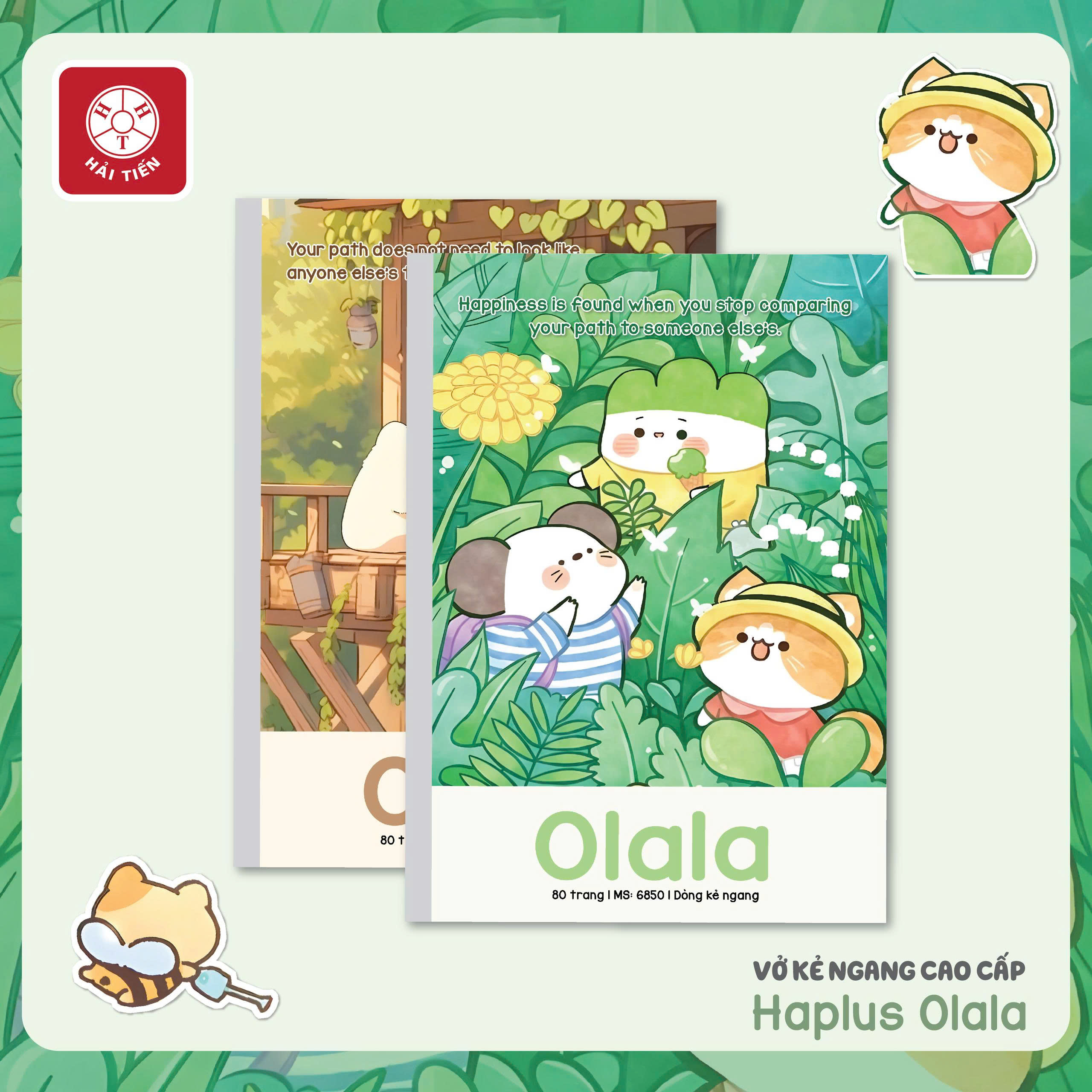 Haplus Vở kẻ ngang - Haplus Olala 120 trang