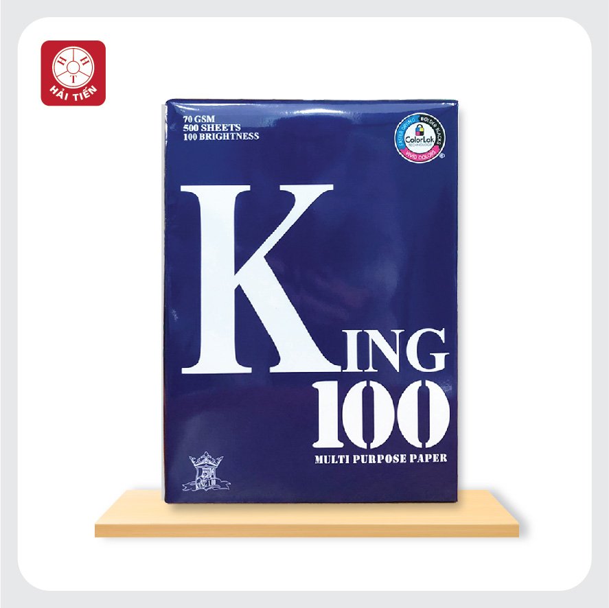 giay photocopy king 100 a4 dl 70