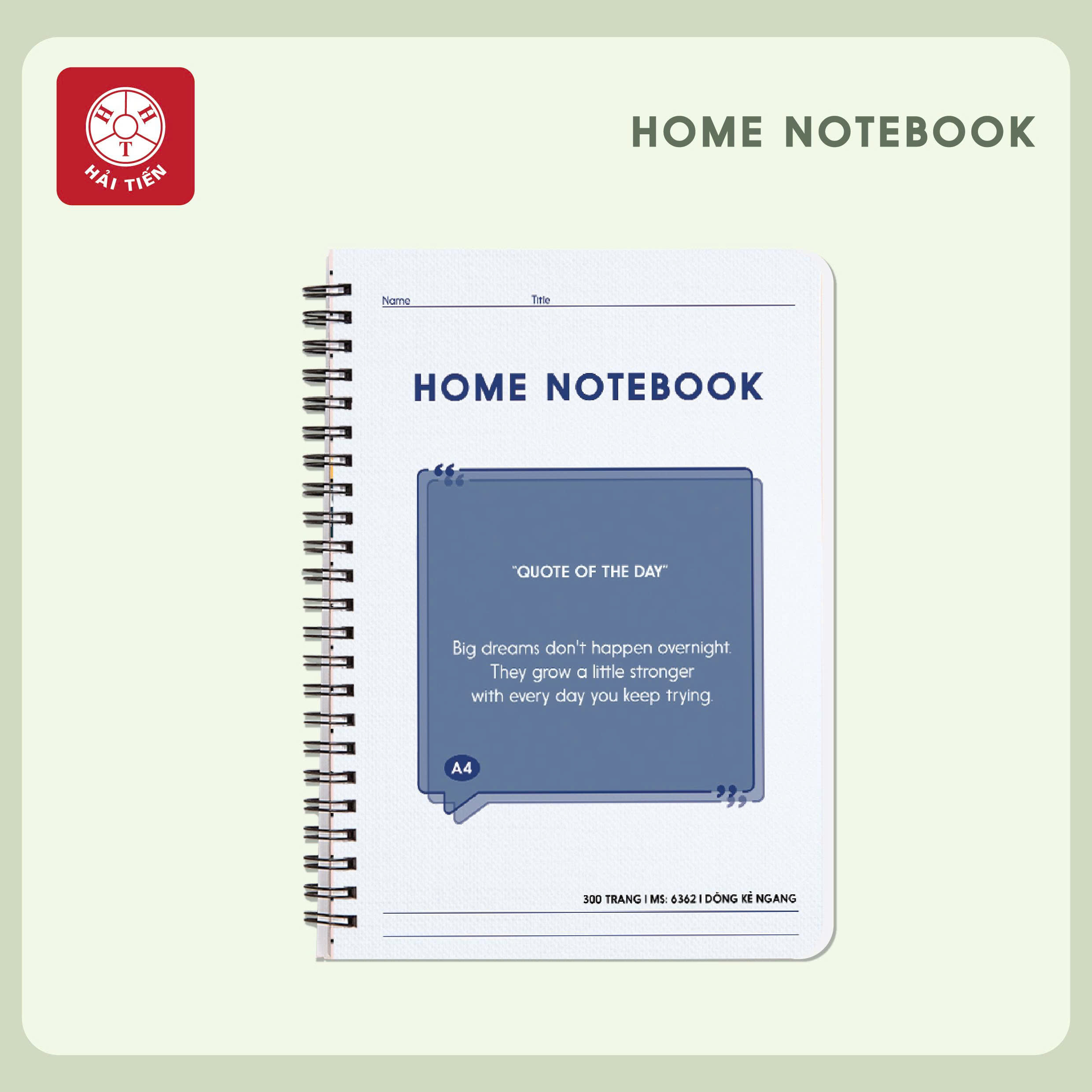 so lo xo home a5 200 trang