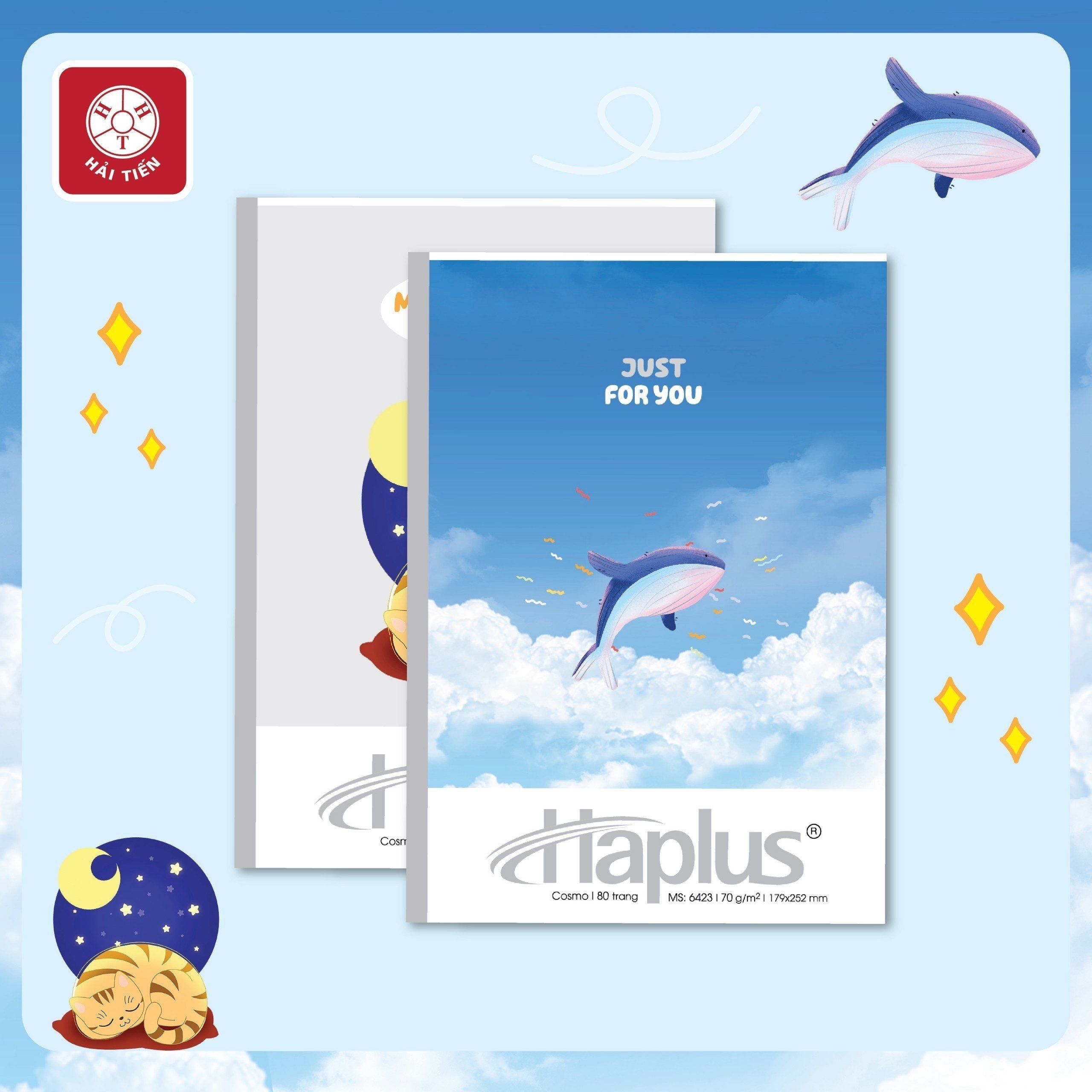 Haplus Vở kẻ ngang Haplus Cosmo 120 trang